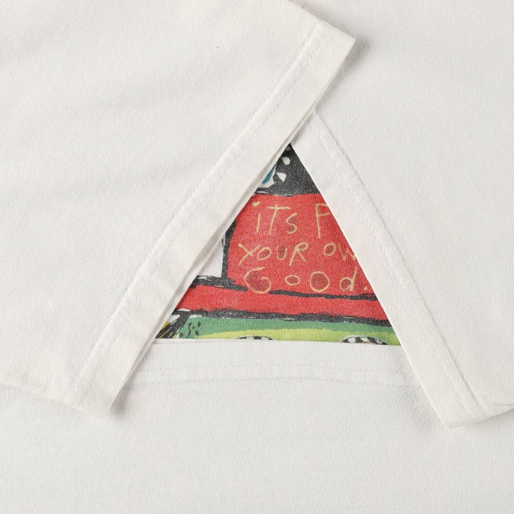 2000'S Gildan Fred Bab Art T-shirt, Men's XL equivalent. cotton white type Vintage Second Hand