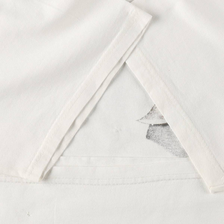 90s-00'S Delta JESUS CHRIST art T-shirt, men's size L (approx.) cotton white type Vintage Second Hand
