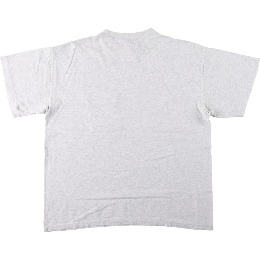 ~90'S KINGSTREE KNITS BASIC Basic Advertising T-Shirt, Made in USA, Men's XL equivalent, Vintage cotton gray type Vintage Second Hand