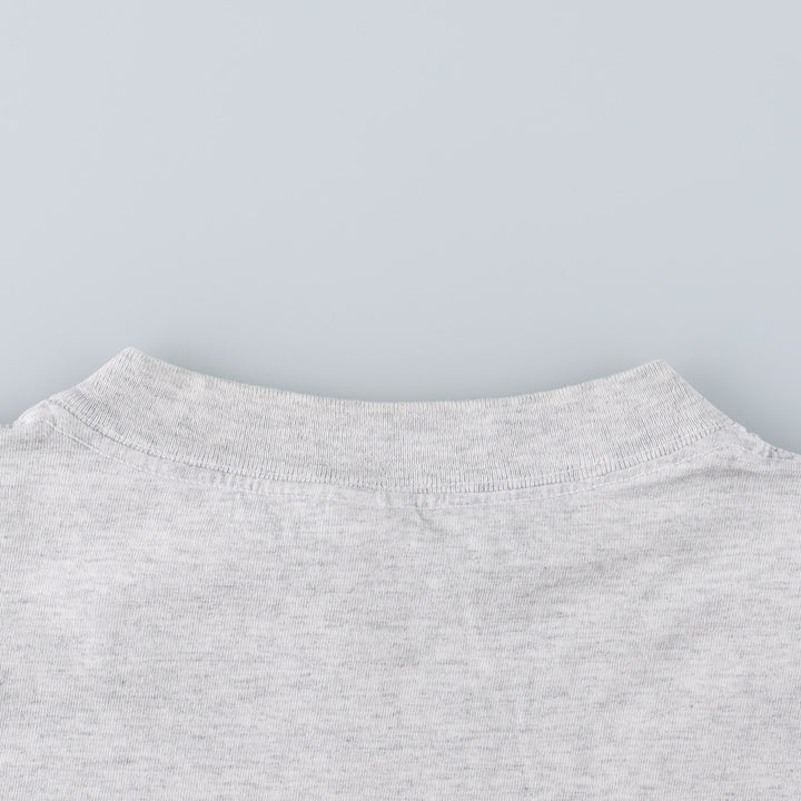 ~90'S KINGSTREE KNITS BASIC Basic Advertising T-Shirt, Made in USA, Men's XL equivalent, Vintage cotton gray type Vintage Second Hand