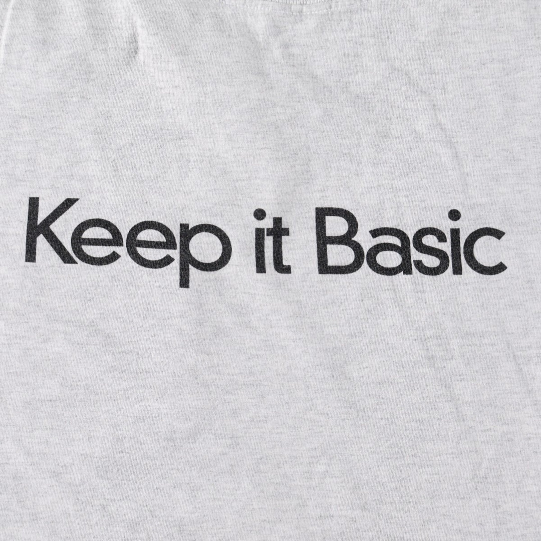 ~90'S Tee Jays SOF TEE BASIC Basic Advertising T-Shirt Made in USA Men's XL equivalent Vintage cotton gray type Vintage Second Hand