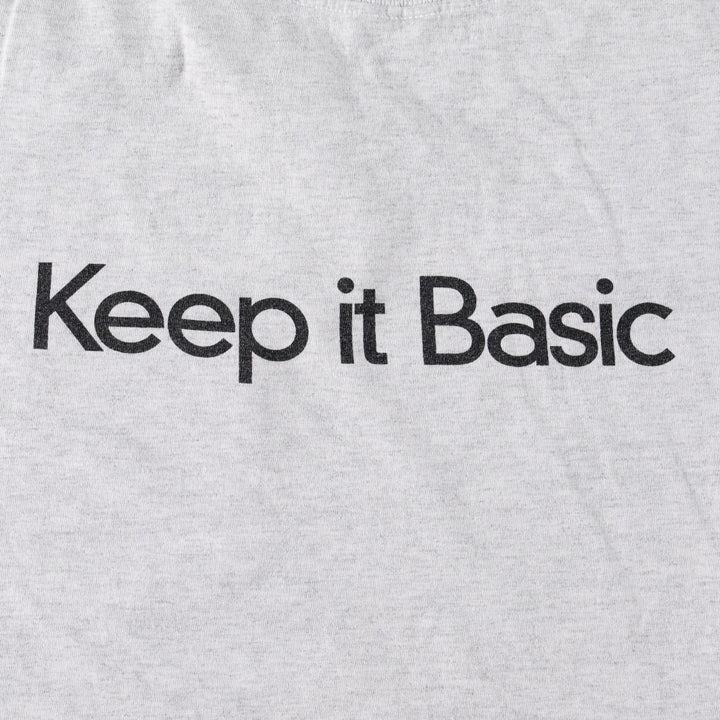 ~90'S Tee Jays SOF TEE BASIC Basic Advertising T-Shirt Made in USA Men's XL equivalent Vintage cotton gray type Vintage Second Hand
