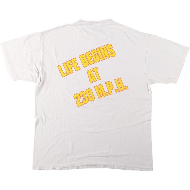90'S ONEITA PowerPro HOOTERS Advertising T-Shirt, Men's XL equivalent, Vintage cotton white type Vintage Second Hand