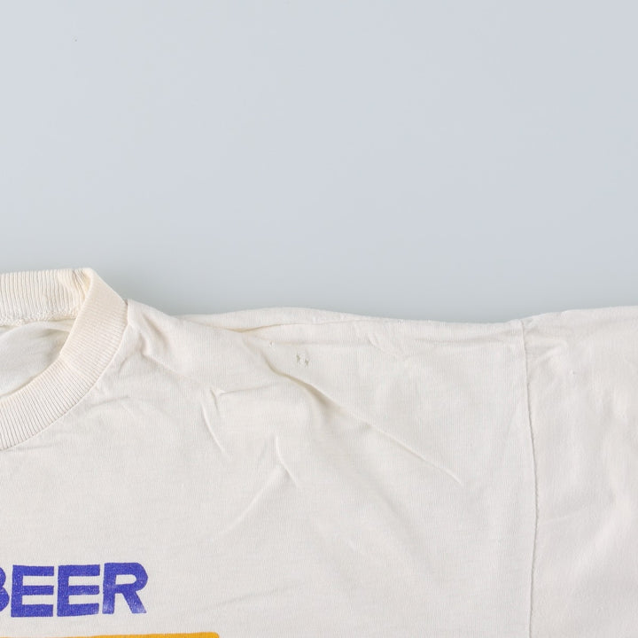 MIRO CORONA EXTRA Advertising T-Shirt (Men's XL equivalent) cotton white type Vintage Second Hand