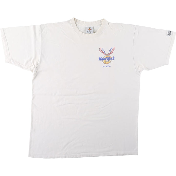HARD ROCK CAFE Hard Rock Cafe Advertising T-shirt Made in USA Men's XL cotton white type Vintage Second Hand