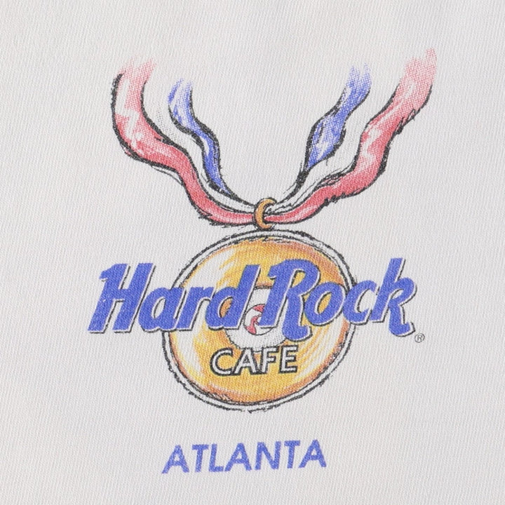 HARD ROCK CAFE Hard Rock Cafe Advertising T-shirt Made in USA Men's XL cotton white type Vintage Second Hand