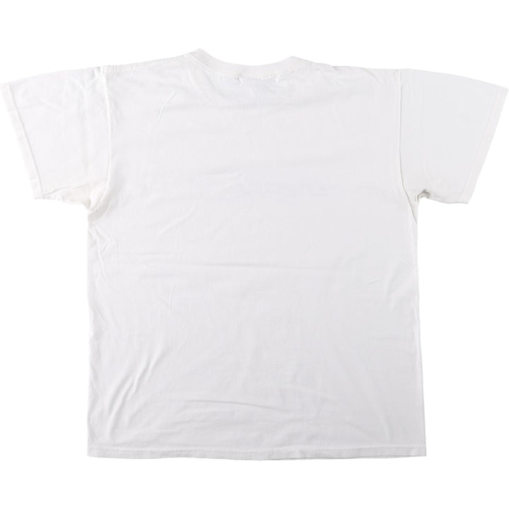 Fruit of the Loom Heavy Cotton Bud Light Advertising T-Shirt (Men's Size L) cotton white type Vintage Second Hand