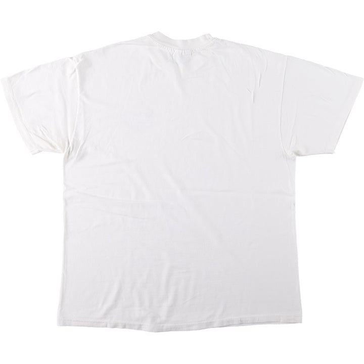 Hanes BEEFY-T CENTURY 21 Advertising T-Shirt, Made in USA, Men's Size L (approx.) cotton white type Vintage Second Hand