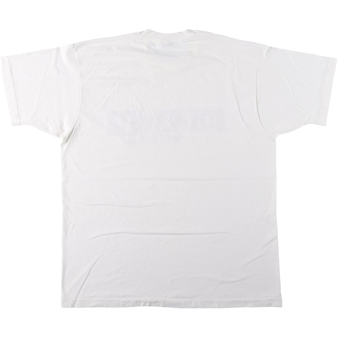 90'S Fruit of the Loom Best Advertising T-Shirt, Made in USA, Men's XL equivalent, Vintage cotton white type Vintage Second Hand