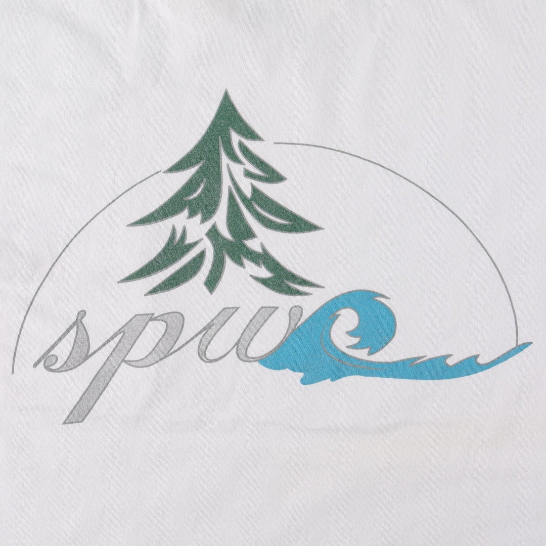 90'S ONEITA POWER-T Sierra Pacific West Advertising T-Shirt, Made in USA, Men's Size L (Equivalent), Vintage cotton white type Vintage Second Hand