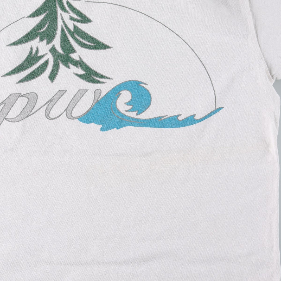 90'S ONEITA POWER-T Sierra Pacific West Advertising T-Shirt, Made in USA, Men's Size L (Equivalent), Vintage cotton white type Vintage Second Hand