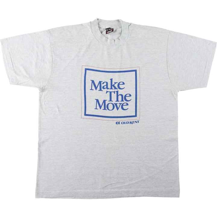 90'S Fruit of the Loom Best Advertising T-Shirt, Made in USA, Men's XL equivalent, Vintage cotton pale white type Vintage Second Hand