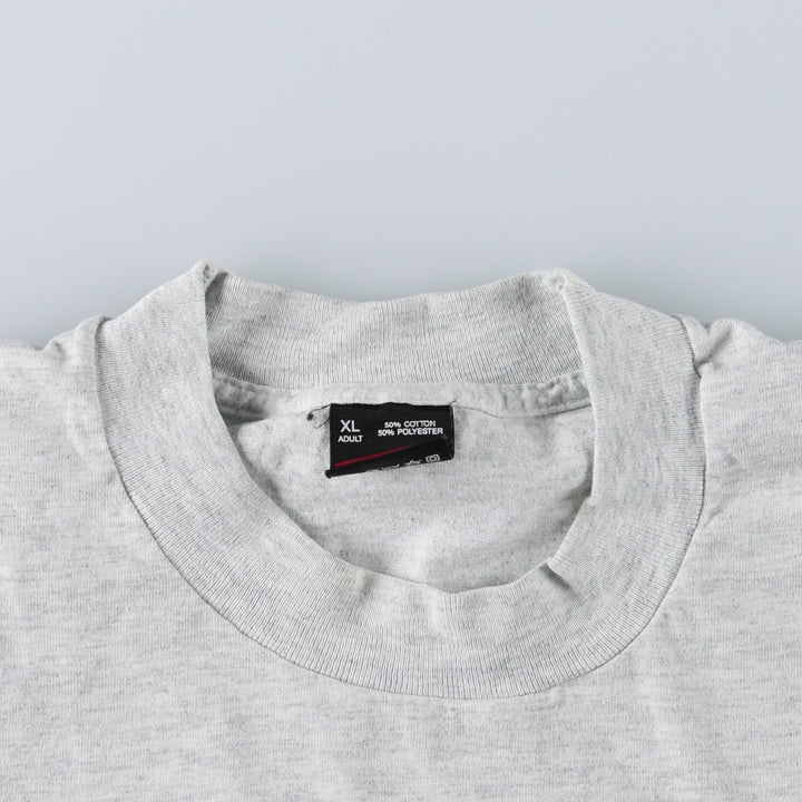 90'S Fruit of the Loom Best Advertising T-Shirt, Made in USA, Men's XL equivalent, Vintage cotton pale white type Vintage Second Hand