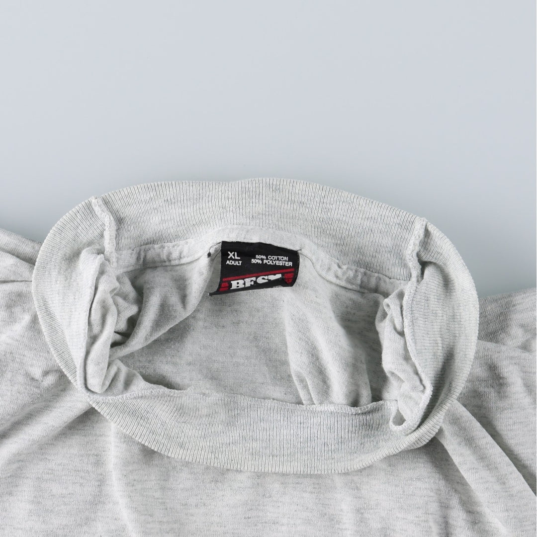 90'S Fruit of the Loom Best Advertising T-Shirt, Made in USA, Men's XL equivalent, Vintage cotton pale white type Vintage Second Hand