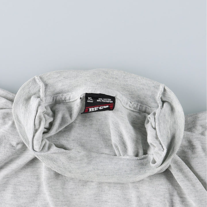 90'S Fruit of the Loom Best Advertising T-Shirt, Made in USA, Men's XL equivalent, Vintage cotton pale white type Vintage Second Hand