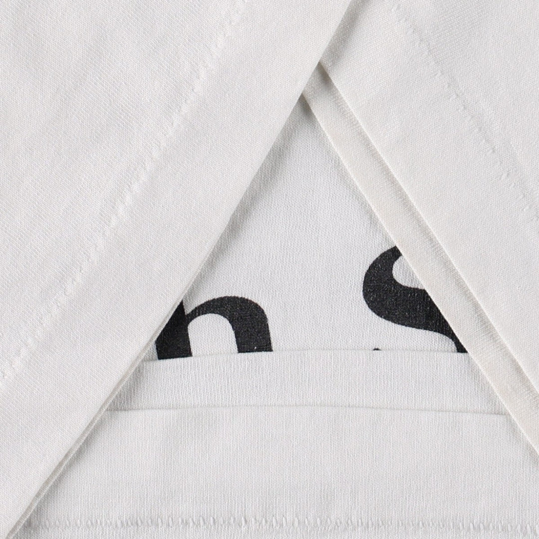 90'S Fruit of the Loom BEST Gekkeikan (Laurel Wreath) Advertising T-Shirt, Made in USA, Men's XL equivalent, Vintage cotton white type Vintage Second Hand
