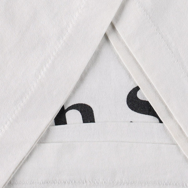 90'S Fruit of the Loom BEST Gekkeikan (Laurel Wreath) Advertising T-Shirt, Made in USA, Men's XL equivalent, Vintage cotton white type Vintage Second Hand