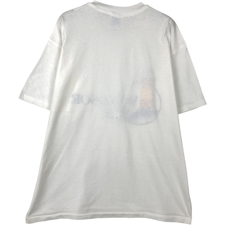 90'S Hanes HEAVYWEIGHT 50 cotton white type Vintage Second Hand