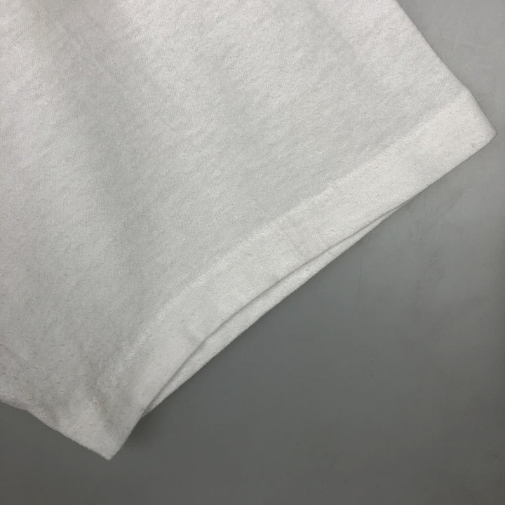 90'S Hanes HEAVYWEIGHT 50 cotton white type Vintage Second Hand