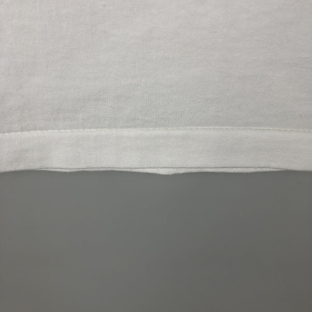 90'S Hanes HEAVYWEIGHT 50 cotton white type Vintage Second Hand