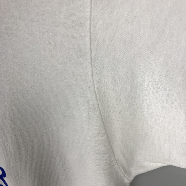 90'S Hanes HEAVYWEIGHT 50 cotton white type Vintage Second Hand