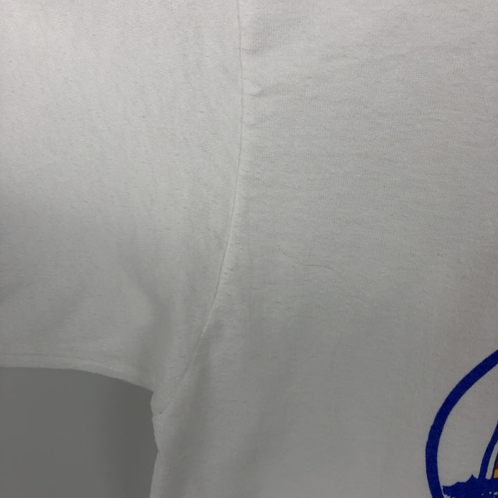 90'S Hanes HEAVYWEIGHT 50 cotton white type Vintage Second Hand
