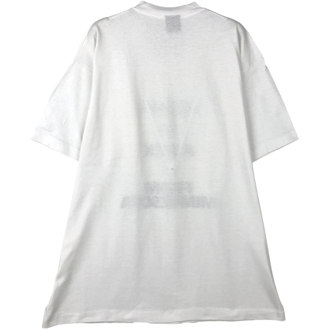 90'S Screen Stars Best Printed T-shirt Made in USA Men's XL Vintage cotton white type Vintage Second Hand