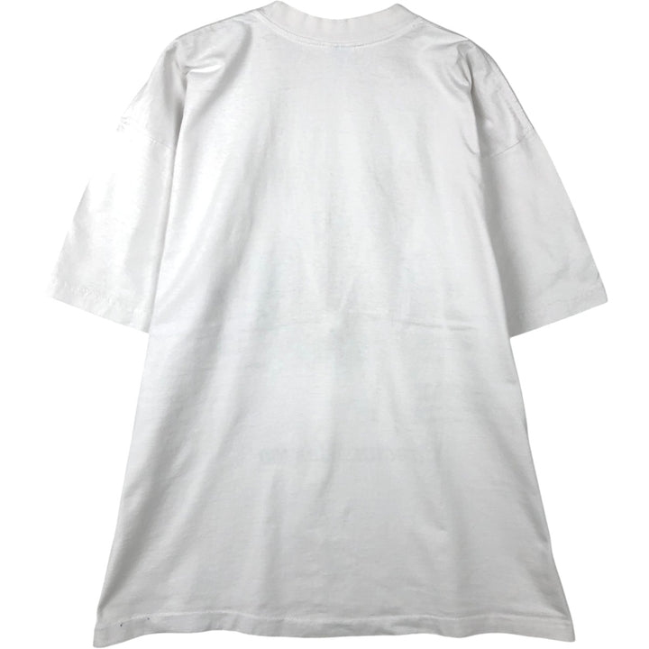 90'S SPLANT Print T-Shirt, Men's XL equivalent, Vintage cotton white type Vintage Second Hand