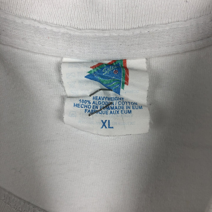 90'S SPLANT Print T-Shirt, Men's XL equivalent, Vintage cotton white type Vintage Second Hand