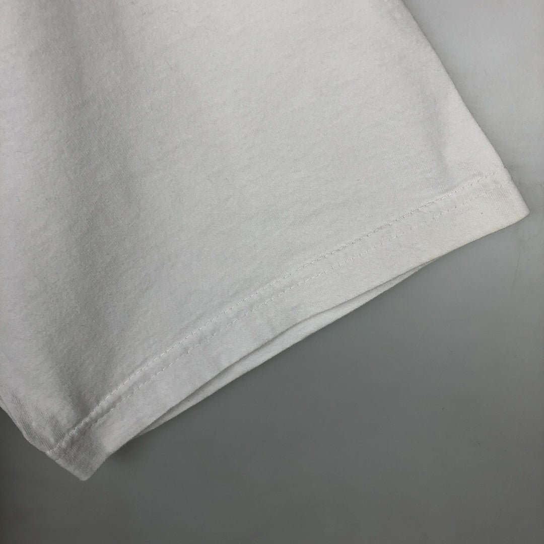 90'S SPLANT Print T-Shirt, Men's XL equivalent, Vintage cotton white type Vintage Second Hand