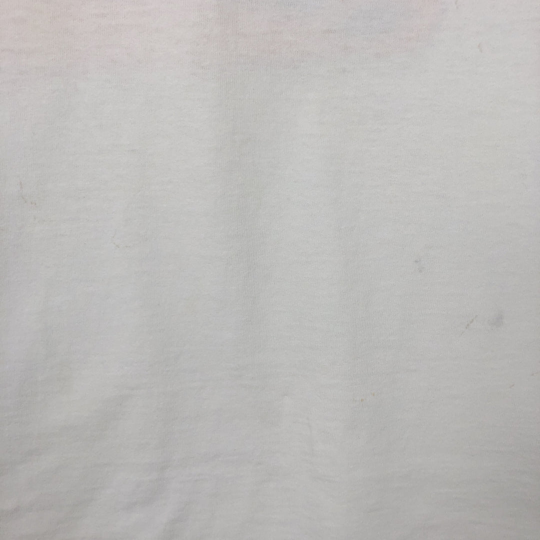 90'S LAGEAR Print T-Shirt, Made in USA, Men's Size M (Equivalent), Vintage unclear white type Vintage Second Hand