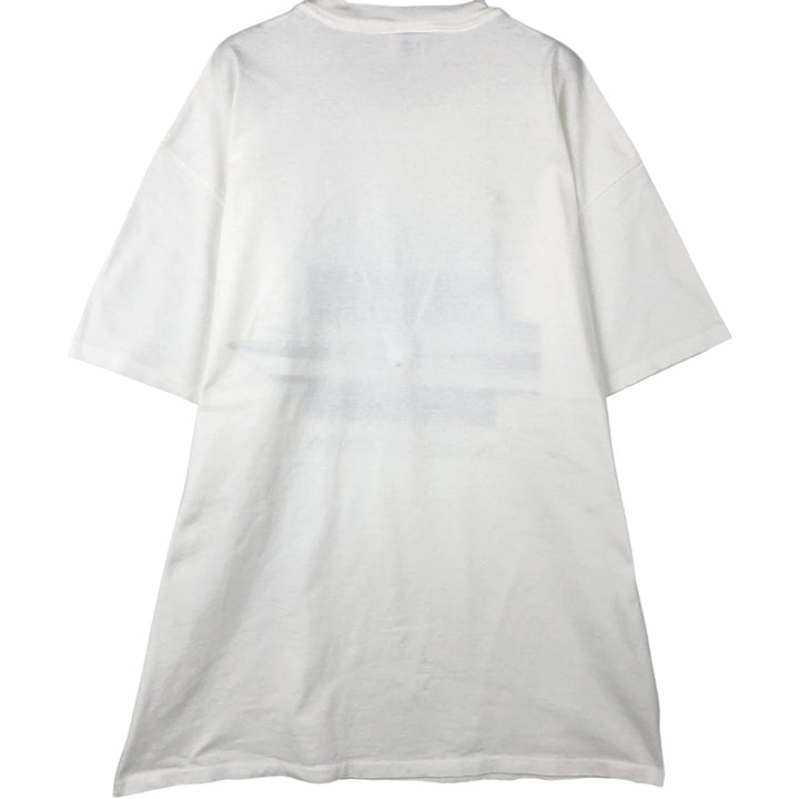 Vintage 90'S Delta DELTA Printed T-shirt, Made in USA, Men's XL cotton white type Vintage Second Hand