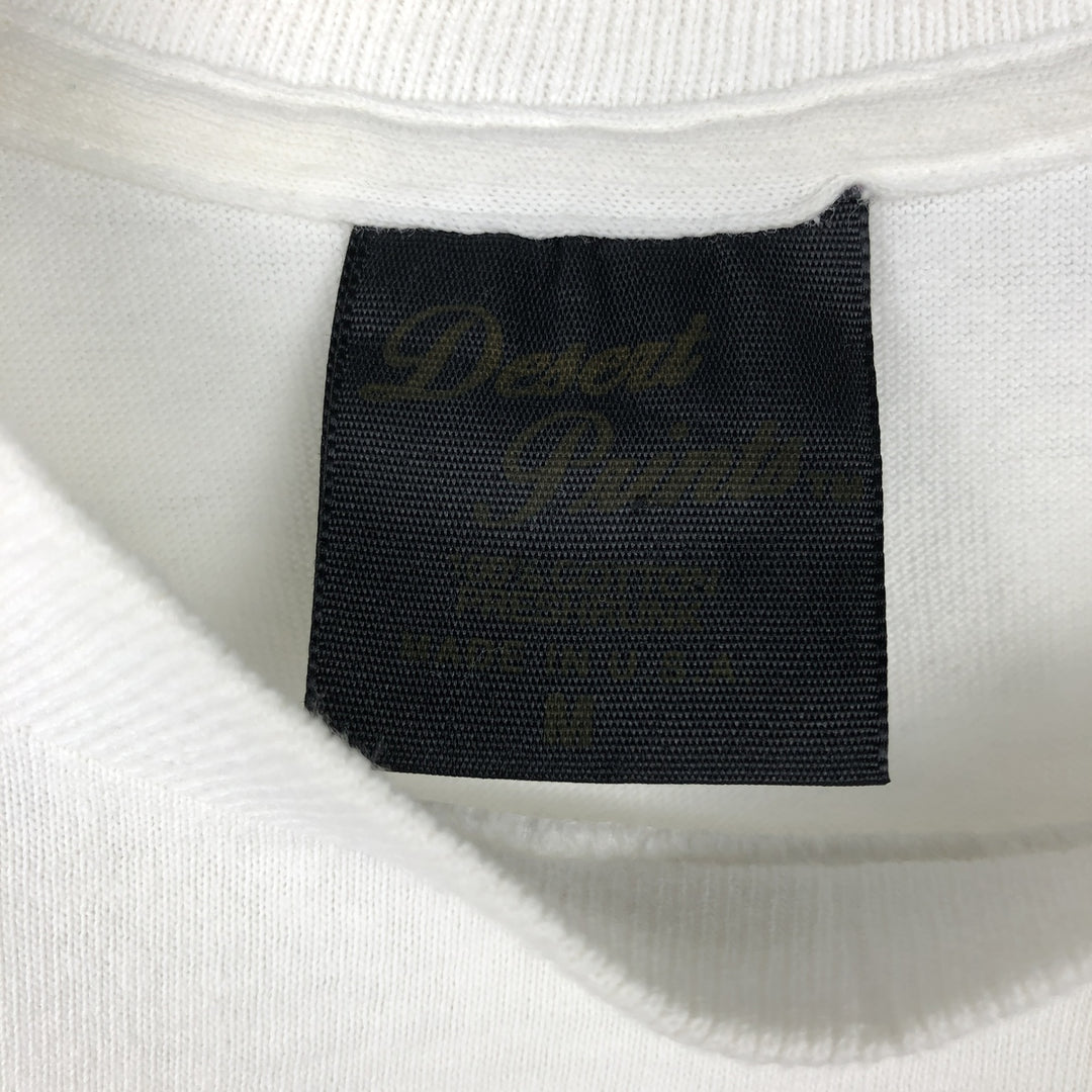 90'S Printed T-Shirt, Made in USA, Men's Size M (Equivalent), Vintage cotton white type Vintage Second Hand