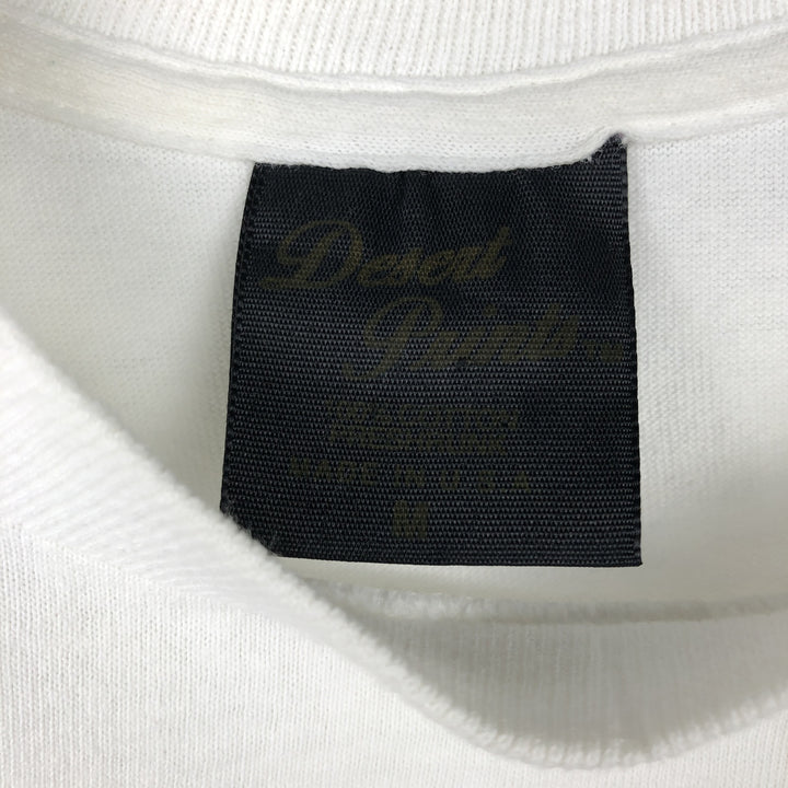 90'S Printed T-Shirt, Made in USA, Men's Size M (Equivalent), Vintage cotton white type Vintage Second Hand