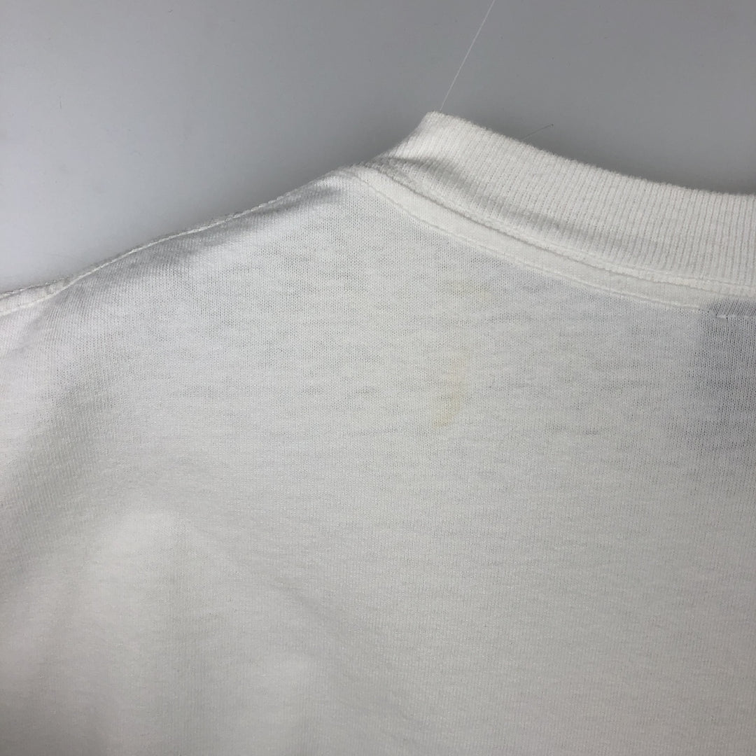 90'S Printed T-Shirt, Made in USA, Men's Size M (Equivalent), Vintage cotton white type Vintage Second Hand