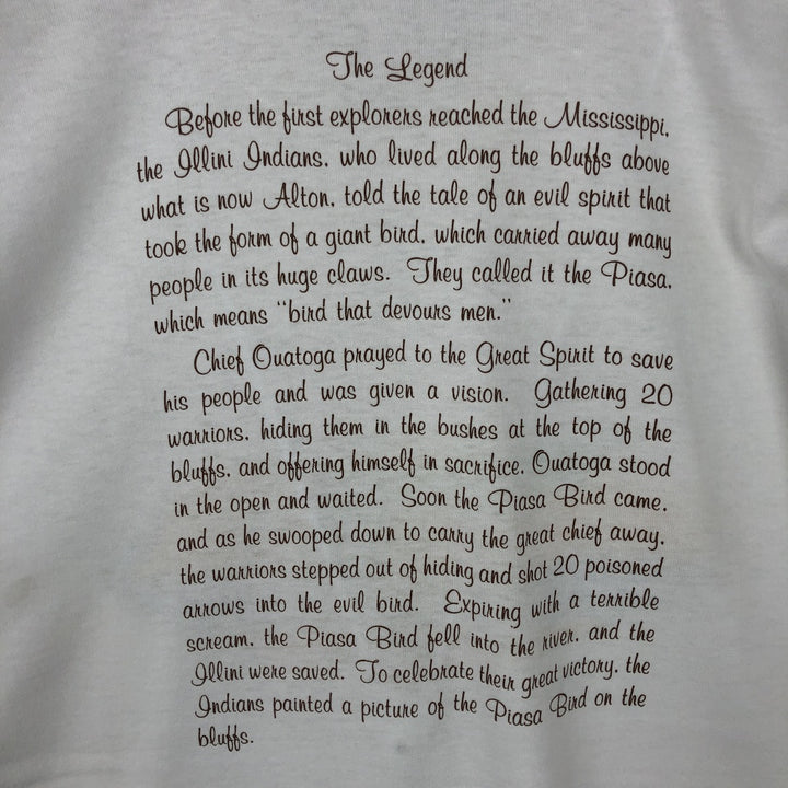 90'S Fruit of the Loom Best Printed T-shirt, Made in USA, Men's XL, Vintage cotton white type Vintage Second Hand