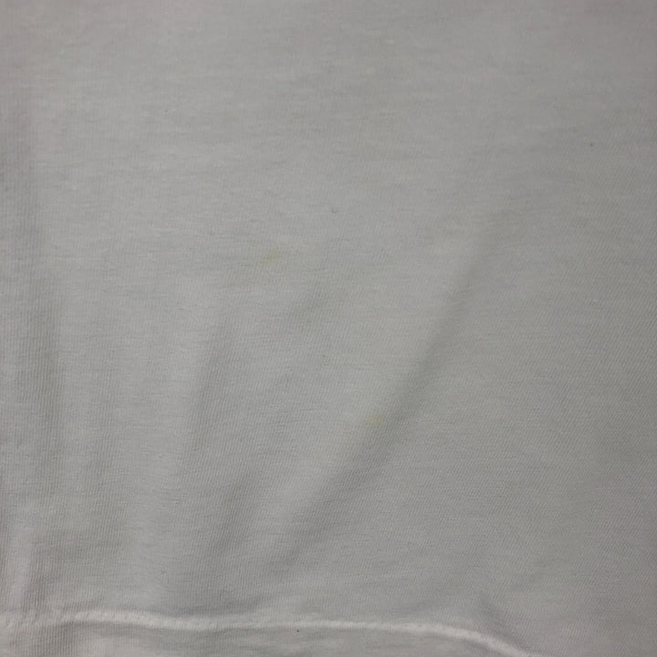 Printed T-shirt, men's size L cotton white type Vintage Second Hand