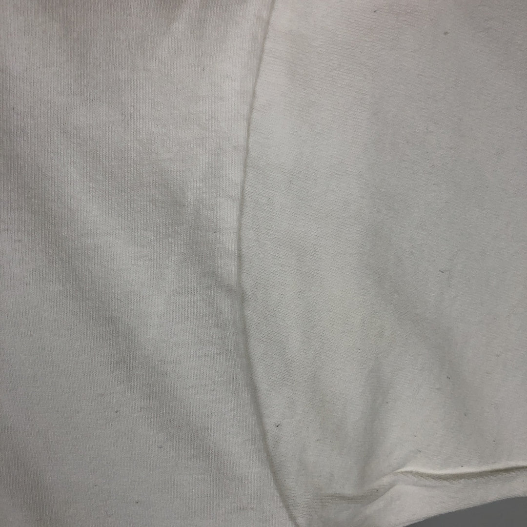 Vintage 90'S Fruit of the Loom print T-shirt, Made in Canada, Men's Size Large cotton white type Vintage Second Hand