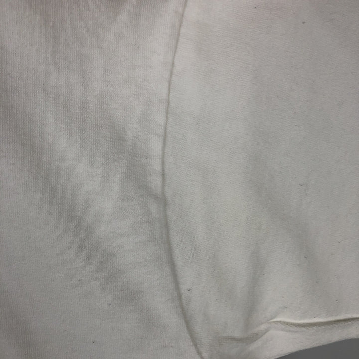 Vintage 90'S Fruit of the Loom print T-shirt, Made in Canada, Men's Size Large cotton white type Vintage Second Hand