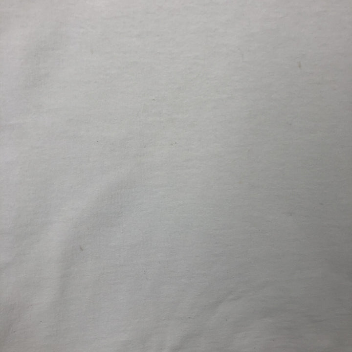 Vintage 90'S Fruit of the Loom print T-shirt, Made in Canada, Men's Size Large cotton white type Vintage Second Hand