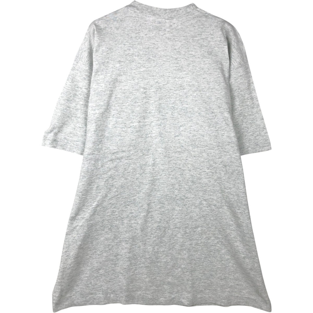 90'S Fruit of the Loom printed T-shirt, made in the USA, men's XL size, vintage cotton white type Vintage Second Hand