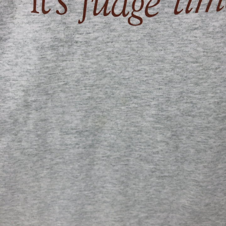 90'S Fruit of the Loom printed T-shirt, made in the USA, men's XL size, vintage cotton white type Vintage Second Hand