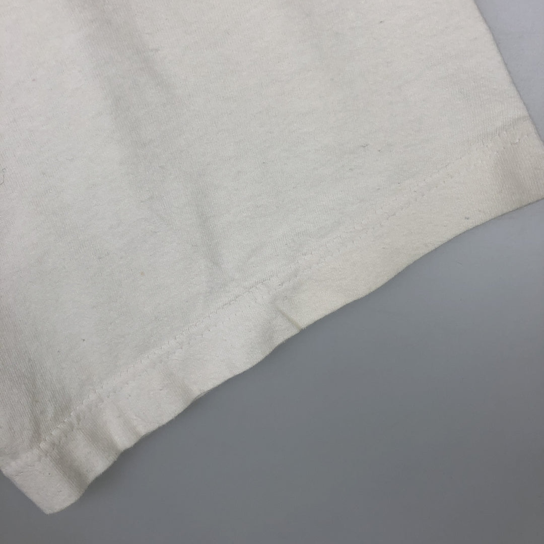 90'S Hanes QUALY-T Souvenir T-shirt, Men's XL equivalent, Vintage cotton white type Vintage Second Hand