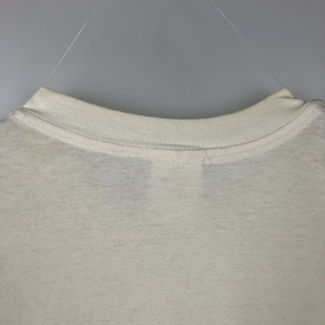 90'S Hanes QUALY-T Souvenir T-shirt, Men's XL equivalent, Vintage cotton white type Vintage Second Hand