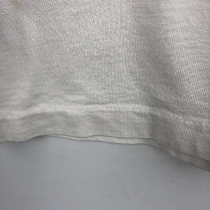 90'S Screen Stars by Fruit of the Room Print T-Shirt, Made in USA, Men's XL equivalent, Vintage cotton white type Vintage Second Hand