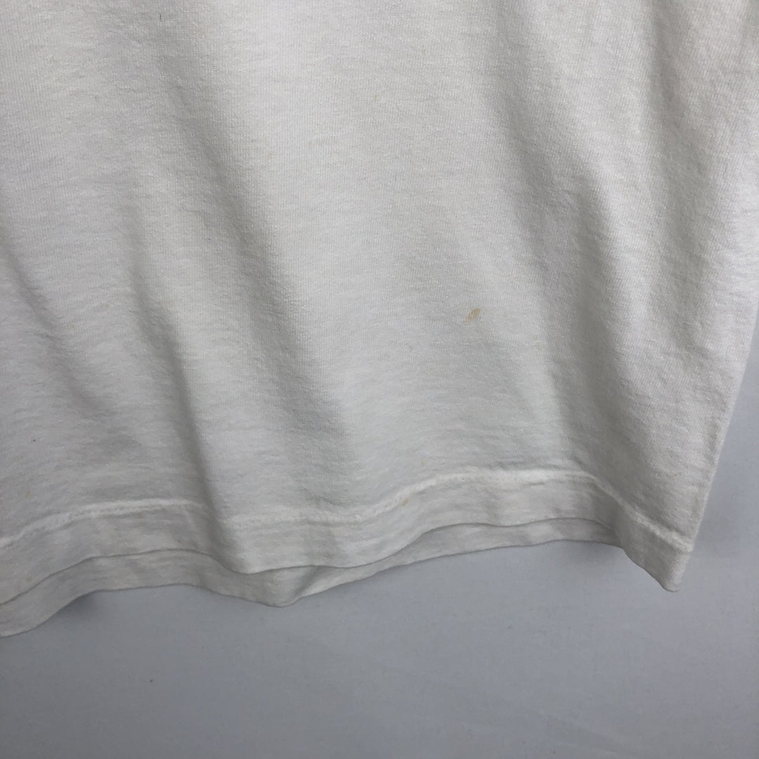 90'S Screen Stars by Fruit of the Room Print T-Shirt, Made in USA, Men's XL equivalent, Vintage cotton white type Vintage Second Hand