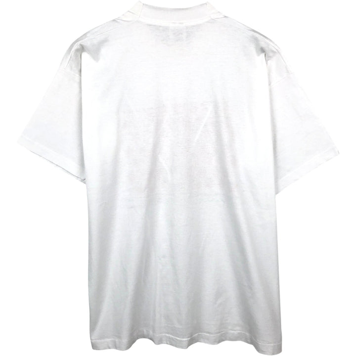 90'S Vintage Printed T-Shirt, Men's XL cotton white type Vintage Second Hand