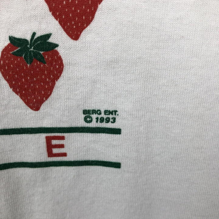 90'S Vintage Printed T-Shirt, Men's XL cotton white type Vintage Second Hand