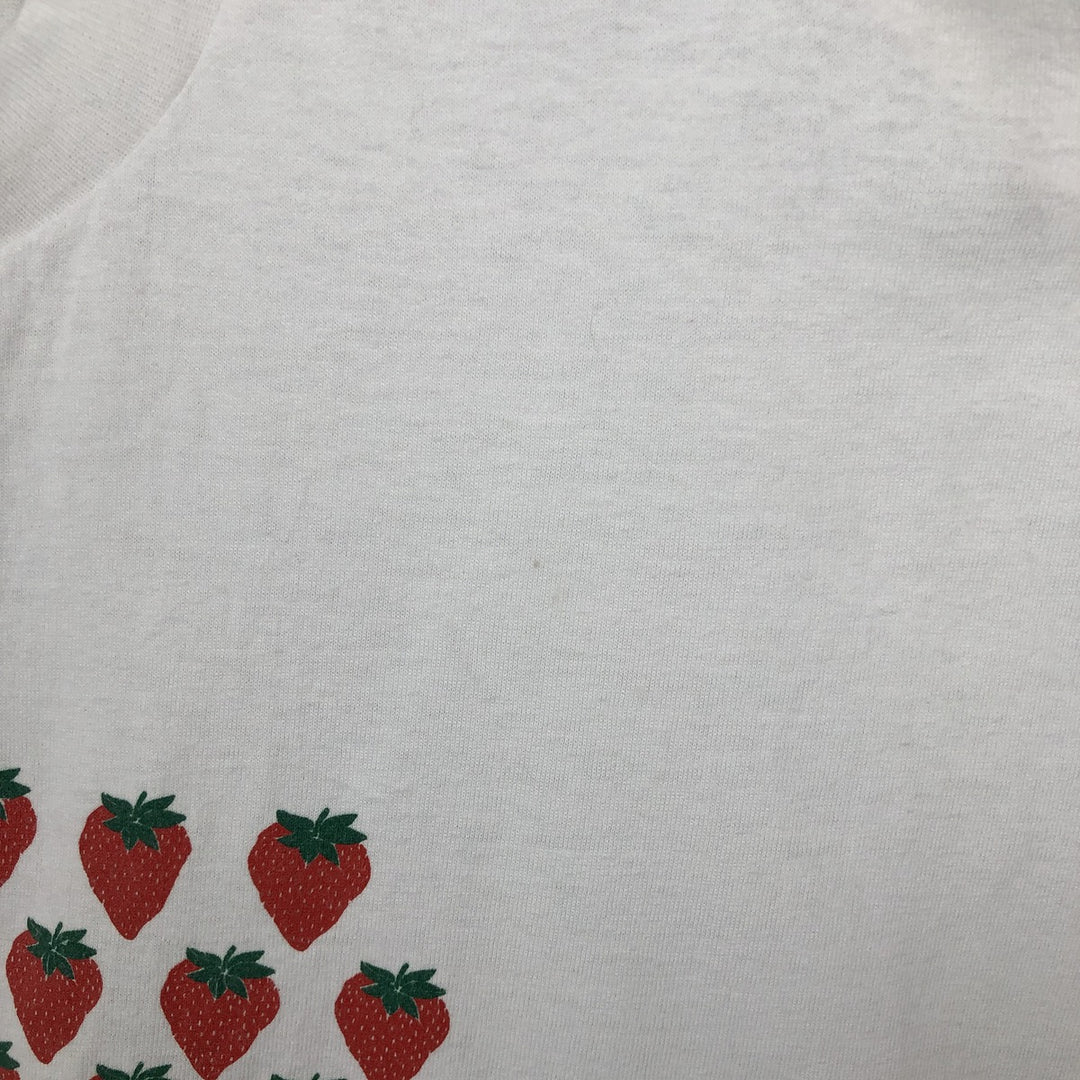 90'S Vintage Printed T-Shirt, Men's XL cotton white type Vintage Second Hand