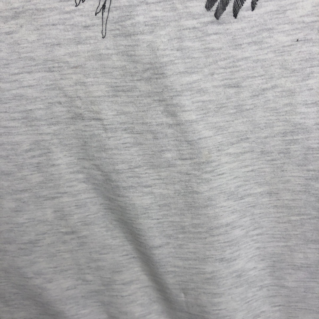 90'S Hanes BEEFY-T Animal T-Shirt, Made in USA, Men's Size M (approx.), Vintage cotton white type Vintage Second Hand